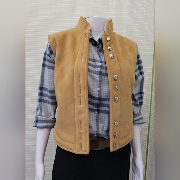 County Clothing Cheyenne Collection Vest Western Faux Suede/Sherpa Women's S - Picture 10 of 10